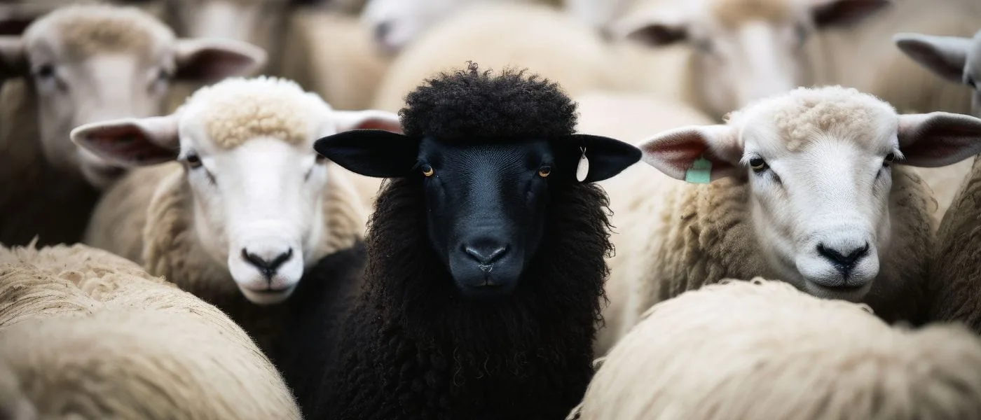 Ser la oveja negra de la familia
